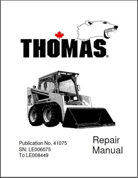 will thomas t133 attachments fit a bobcat skid steer|thomas t133 repair manual pdf.